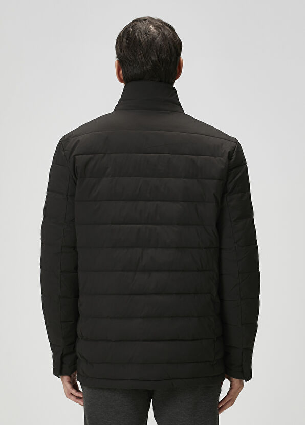 Beymen Club Siyah İç Yaka Detaylı Puff Parka - 4