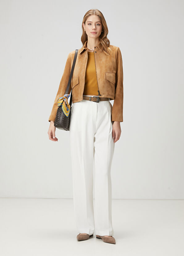 Beymen Club Off White Pleated Palazzo Trousers - 2