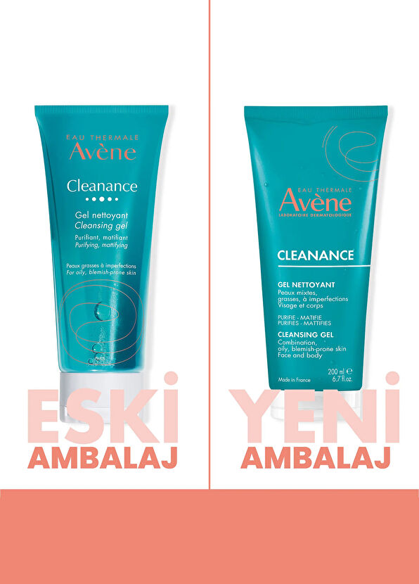 Avene Cleanance Cleansing Gel Yağlı ve Akneye Eğilimli Ciltler İçin Matlaştırıcı Temizleme Jeli 200 ml - 2