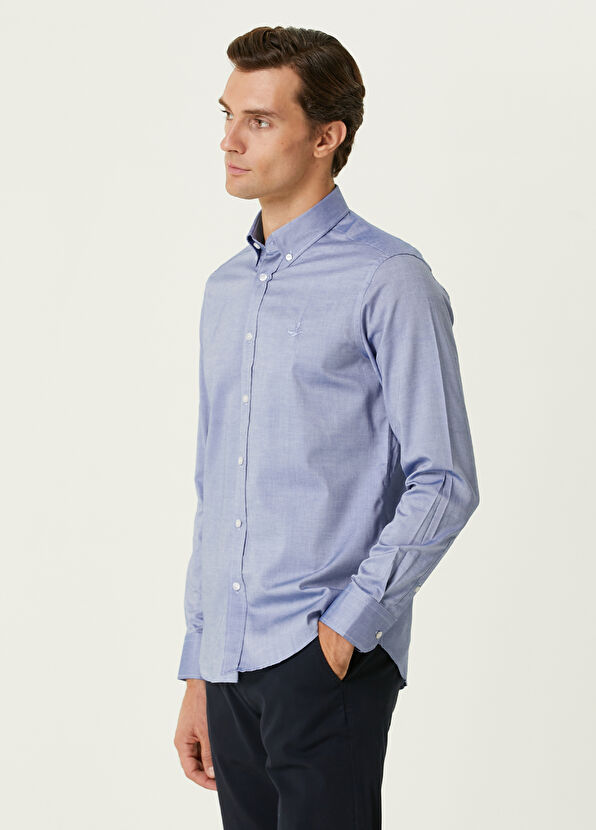 Beymen Club Comfort Fit Dark Blue Shirt - 2