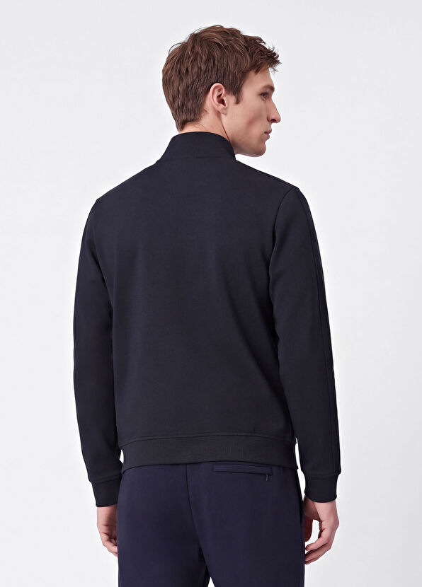 Beymen Club Lacivert Kaz Detaylı Joop Interlock Sweatshirt - 4