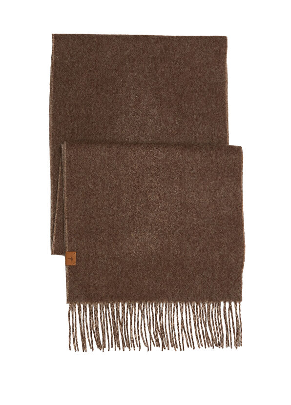 Beymen Club Vizon Krem Erkek Yün Kaşmir Karışımlı Atkı - 1