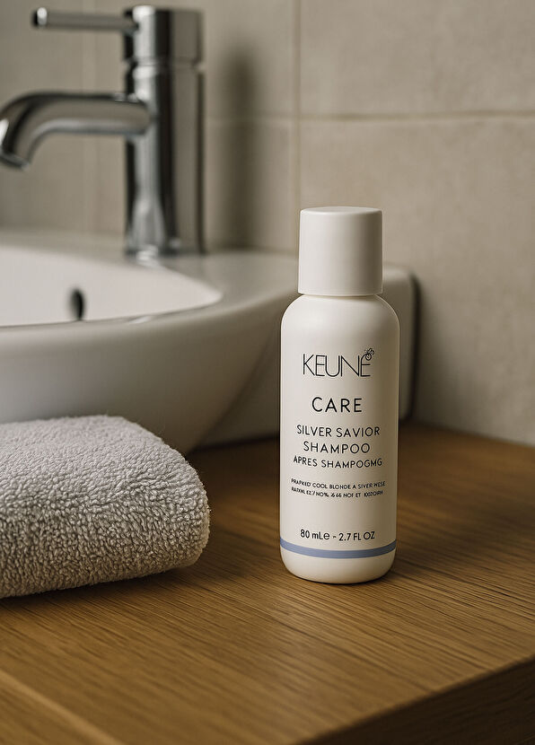Keune Care Silver Savior Travel Size Revitalizing Purple Shampoo 80 ml - 2