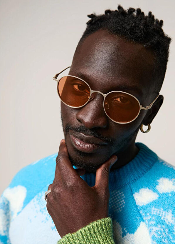 Komono James Expedition Light Gold Titanyum Unisex Güneş Gözlüğü - 4