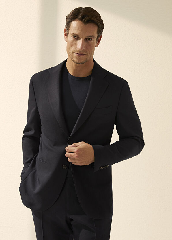 Lacivert Yün Takım - Görsel 2