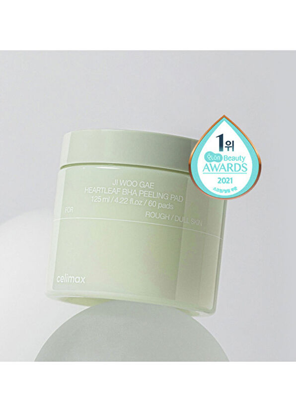 Celimax Jiwoogae Heartleaf BHA Peeling Pad Yatıştırıcı Ve Nemlendirici BHA 60'lı Pad - 2