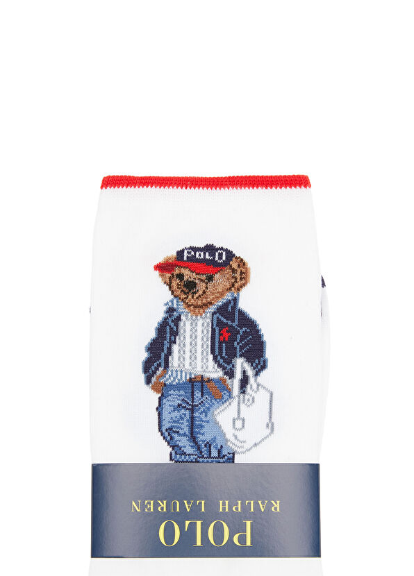 Beyaz Kadın Çorap - Görsel 3