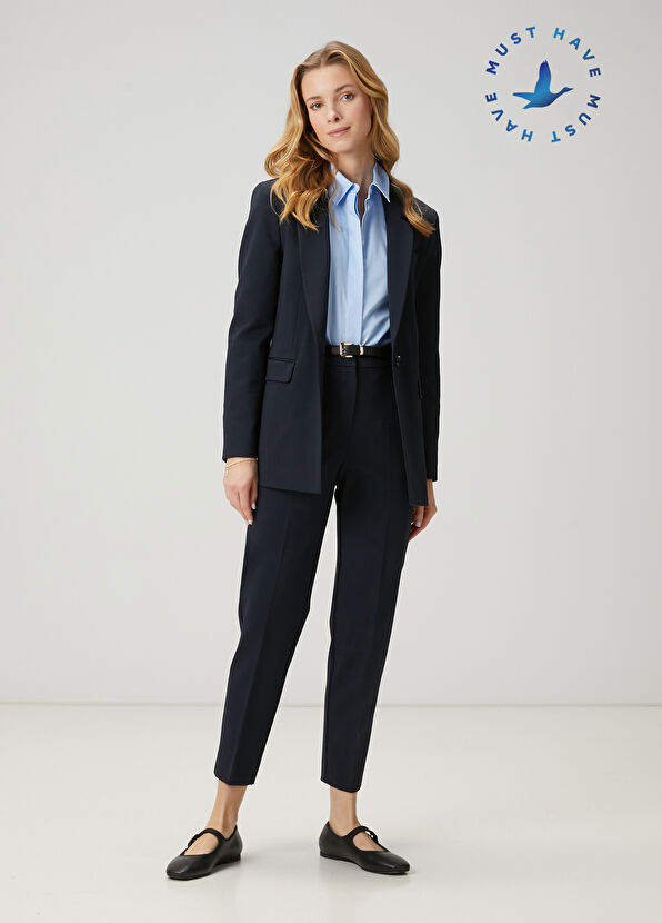 Beymen Club Lacivert Cigarette Pantolon - 1