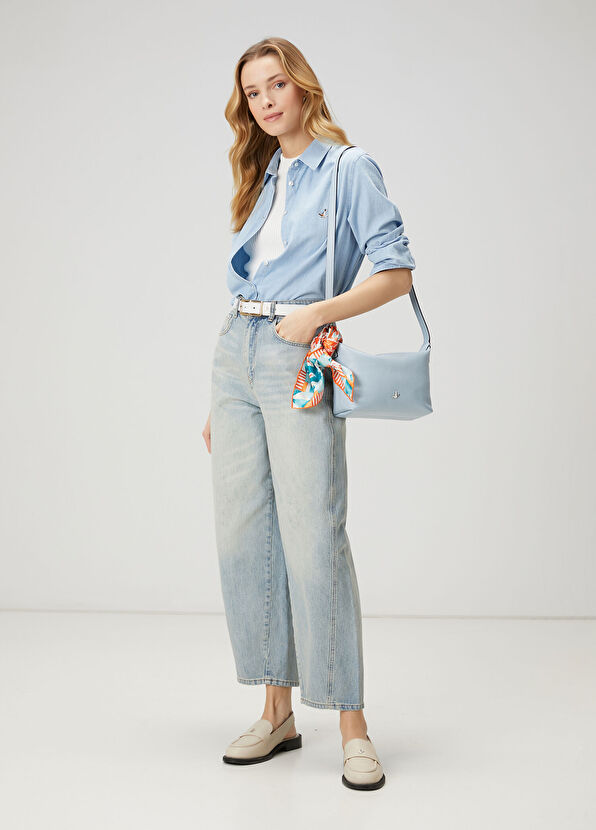 Beymen Club Mavi Oversize Jean Pantolon - 1