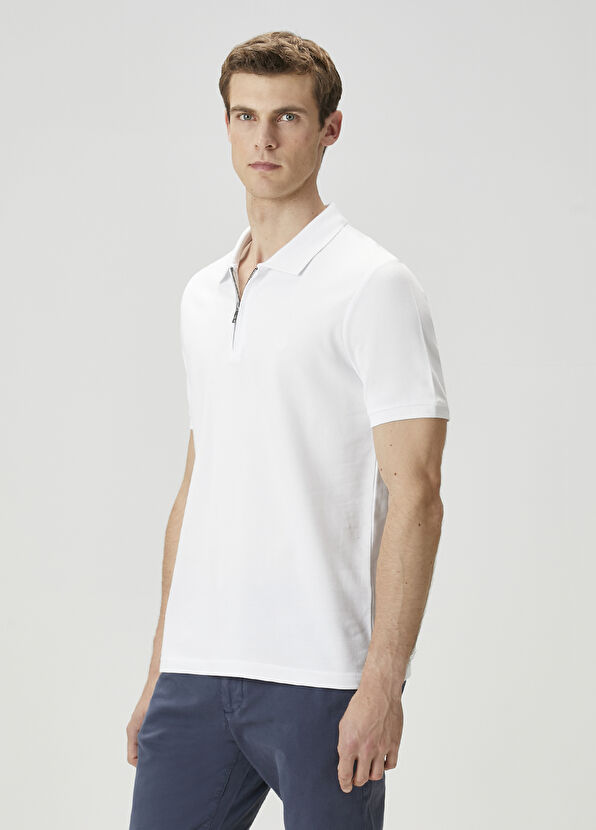 Beymen Club Beyaz Polo Yaka T-shirt - 2