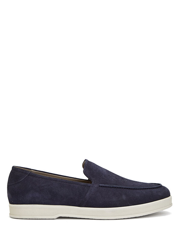 Beymen Club Navy Blue Men's Suede Loafer - 1