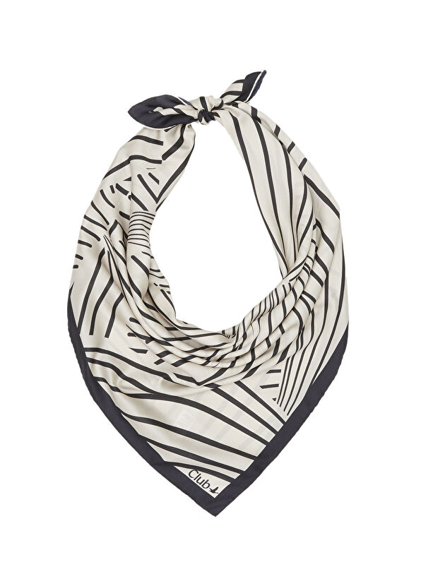 Beymen Club Black And White Patterned Scarf - 2