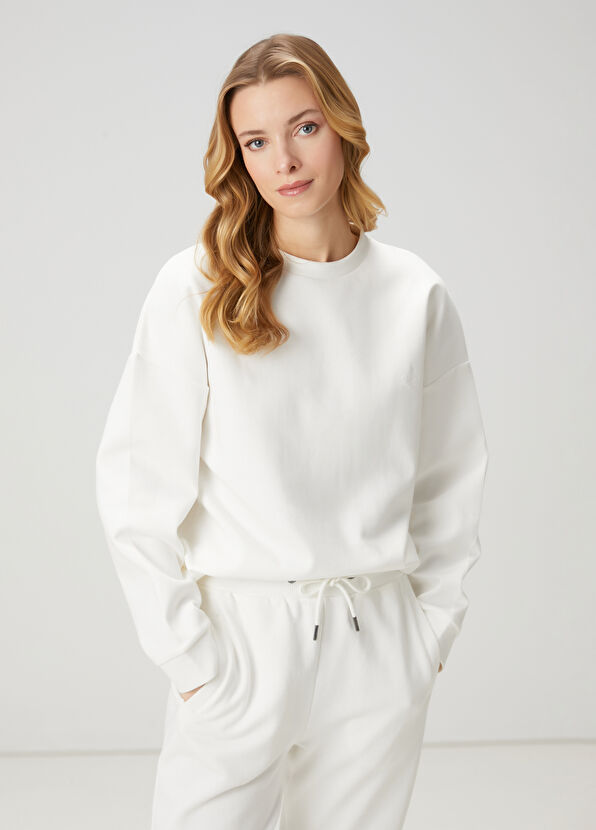 Beymen Club White Sweatshirt - 1