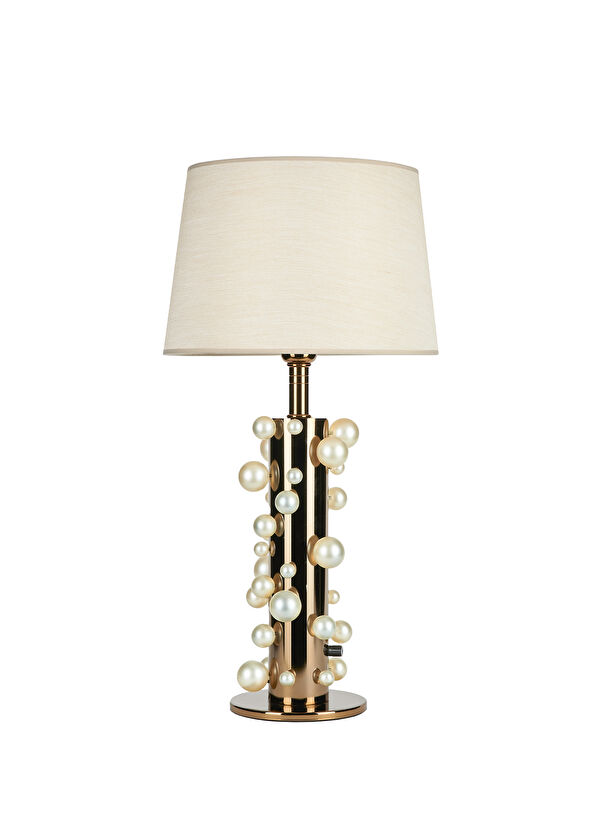 Dimlighting Design Metal Pearl Detailed Floor Standing Table Lamp - 1