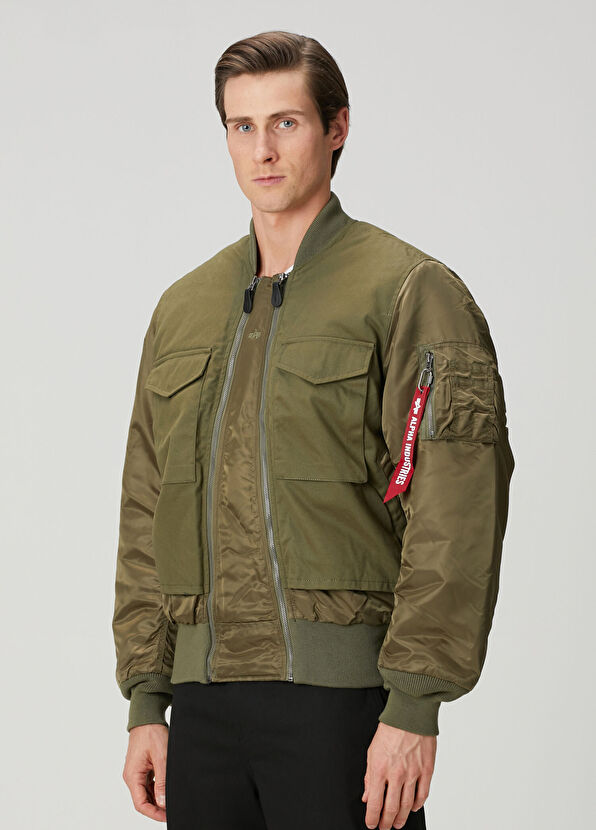 Alpha Industries MA-1 Yeşil Flight Mont - 3