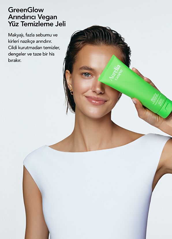 Aurelia Genève Matcha Cleanse Glow Green Vegan Purifying Gel - 4