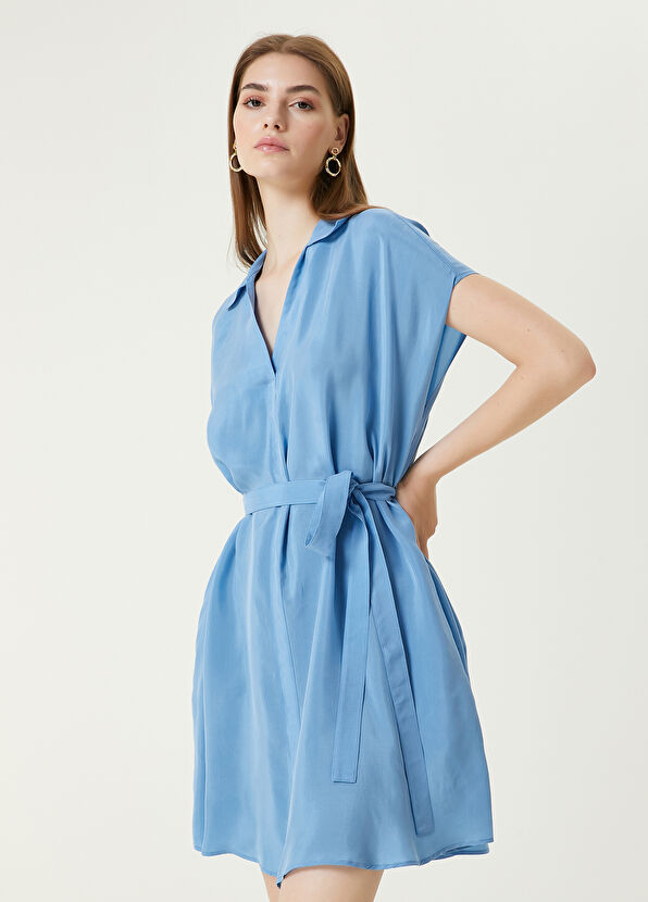 Beymen Club Mavi Mini Elbise - 3