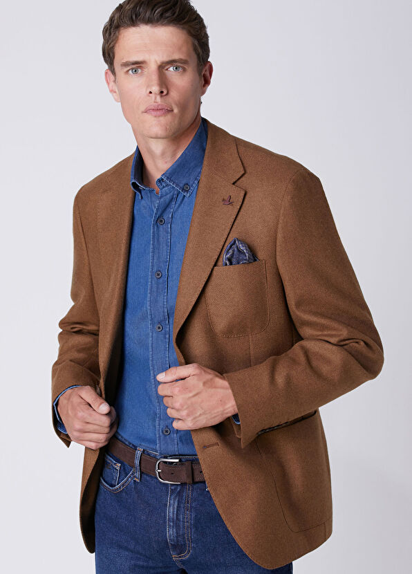 Beymen Club Camel Wool Cachet Jacket - 2