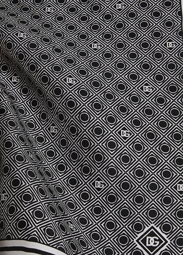 Dolce&Gabbana Siyah İpek Poşet Mendil - 2