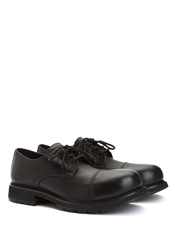 Balenciaga Truck Black Men's Leather Loafer - 2