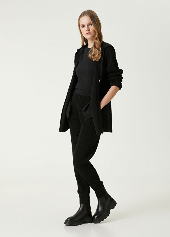 Beymen Club Siyah Sim Dokulu Hırka - 3