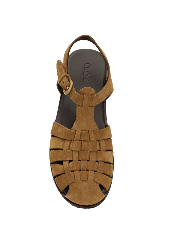 Beymen Club Mink Women's Suede Sandals - 4