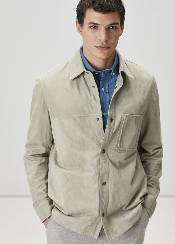 Beymen Club Cagla Leather Shirt - 1