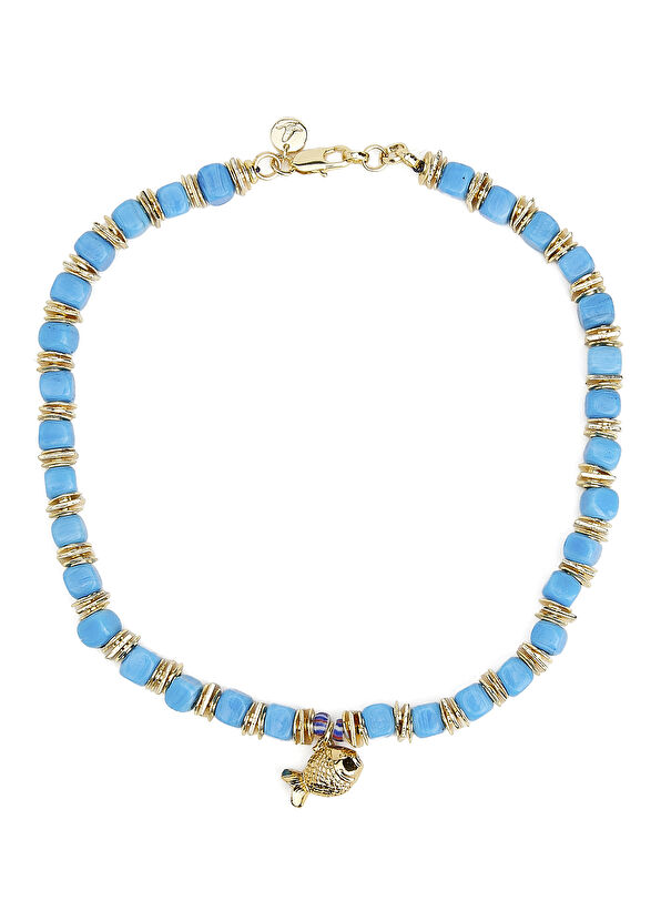 Beymen Club Blue Fish Tip Womens Necklace - 2