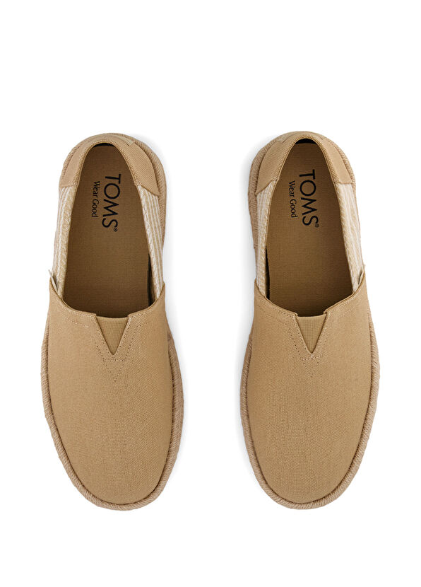 Toms Alpargata Rope 2.0 Nautical Stripe Koyu Bej Erkek Espadril - 3