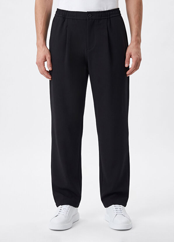 Beymen Club Black Extra Loose Pleats Trousers - 2