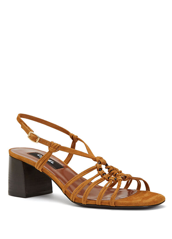 Carel Cabana Tan Women's Suede Sandals - 2