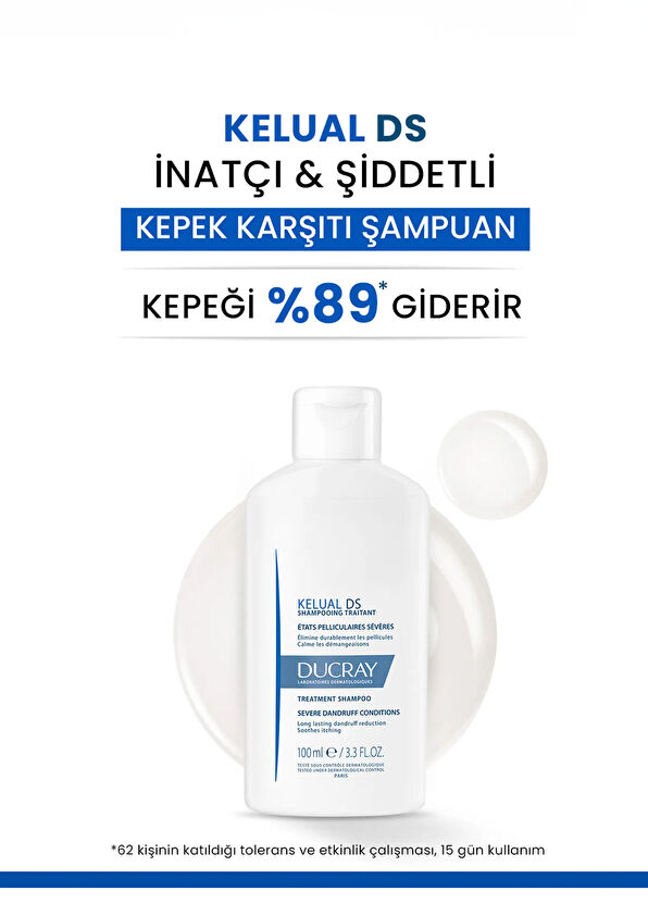 Ducray Kelual DS Shampoo Kepeklenme ve Kaşıntı Karşıtı Şampuan 100 ml - 3