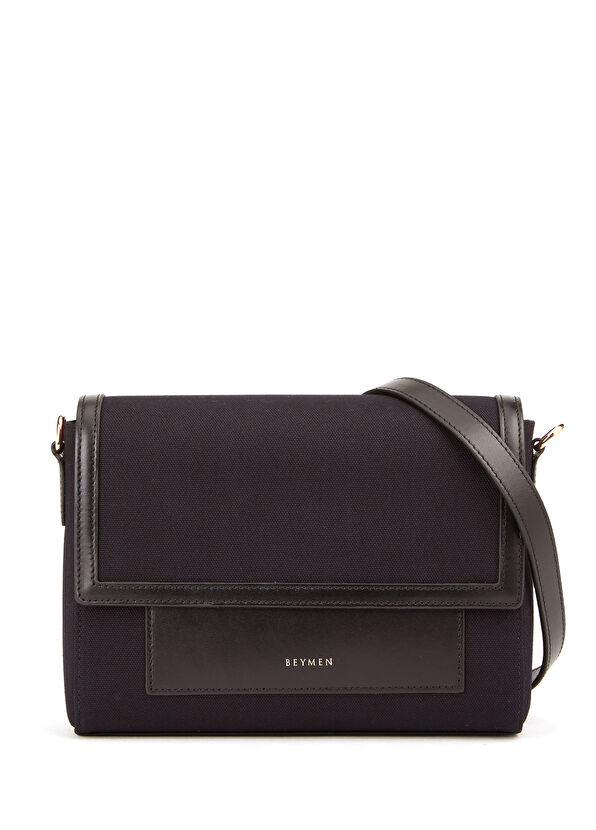 Beymen Siyah Logolu Kadın Omuz Çantası - 1