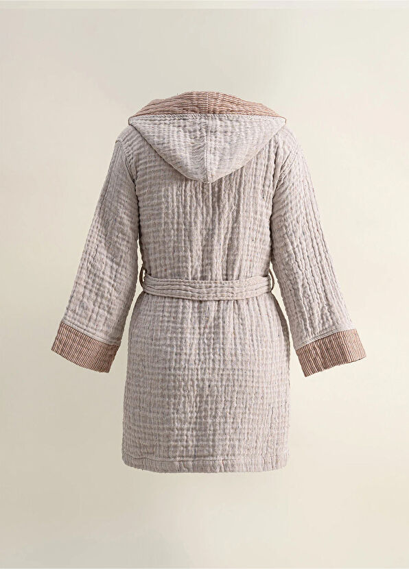 Ecocotton Melinda Terra Organic Cotton Muslin Woven Unisex Kids Bathrobe - 2