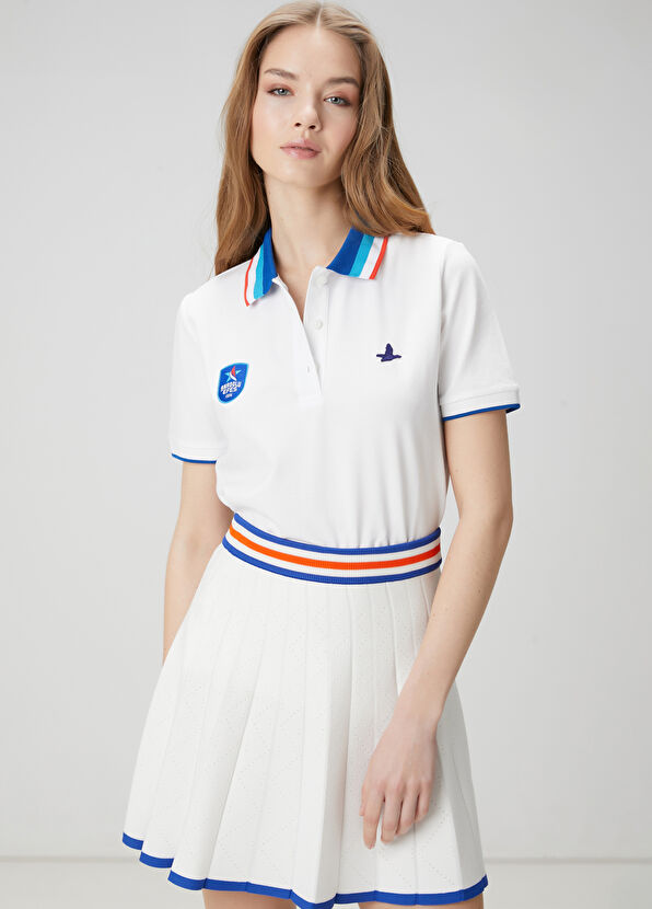 Beymen Club x Anadolu Efes Beyaz Polo T-shirt - 1