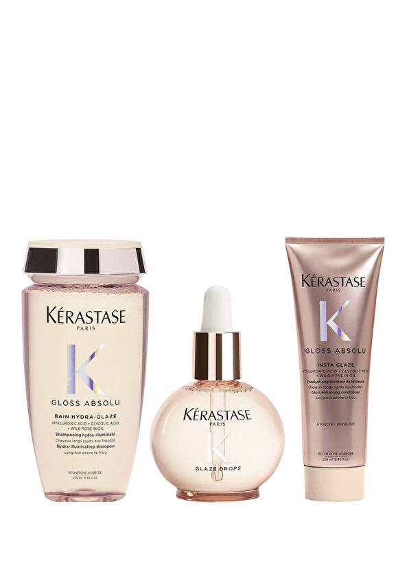 Kerastase Elektriklenmeye Eğilimli Saçlar için Parlaklık Veren Şampuan 250 ml + Saç Bakım Yağı 45 ml + Saç Kremi 250 ml 3'lü Saç Bakım Seti - 1