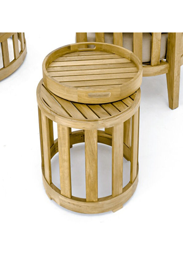 Latanwood Parma Ahşap Bahçe Oturma Grubu - 4