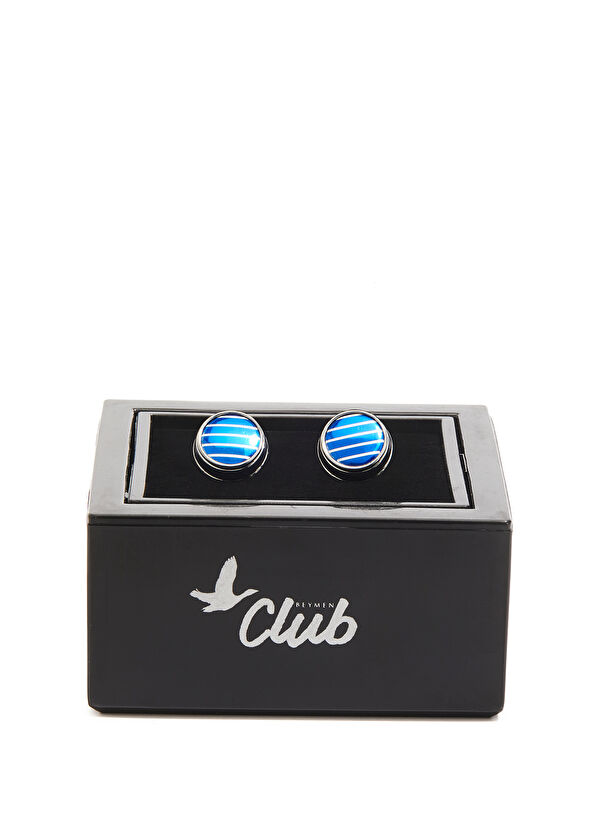 Beymen Club Silver Çizgili Kol Düğmesi - 2
