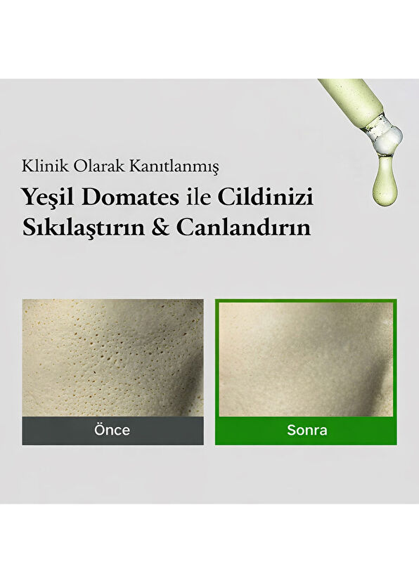 Fully Green Tomato Gözenek Arındırıcı Cilt Serumu 30 ml - 3
