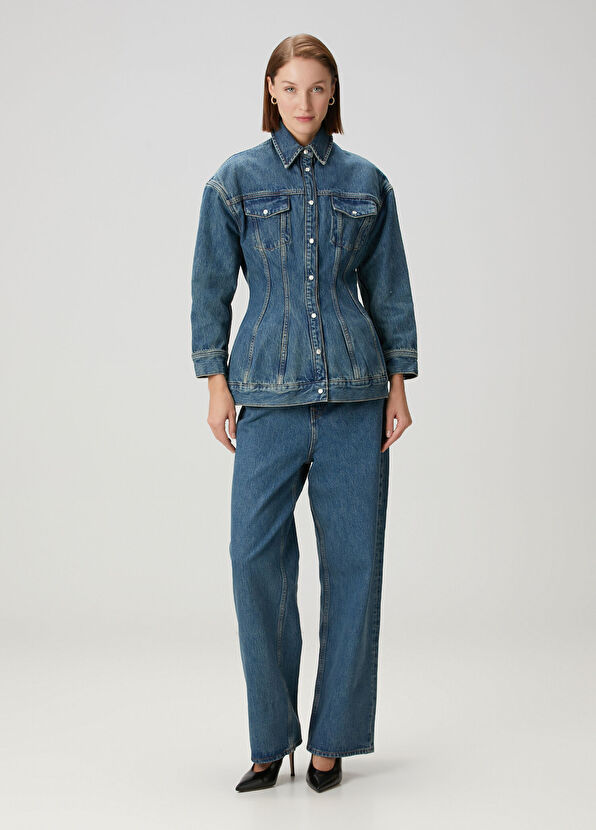 Wardrobe Nyc Blue Denim Jacket - 2