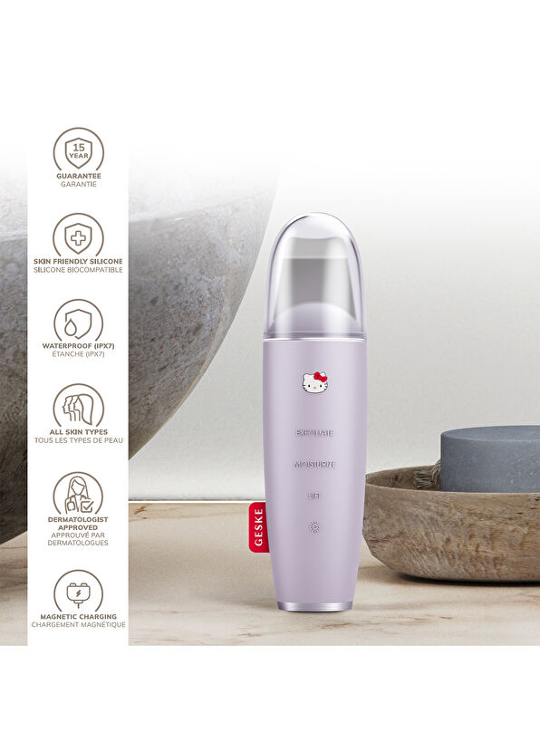 Geske Micro Akım Mor 9'u 1 Arada Cilt Temizleyici ve Siyah Nokta Giderici Bakım Cihazı - 2