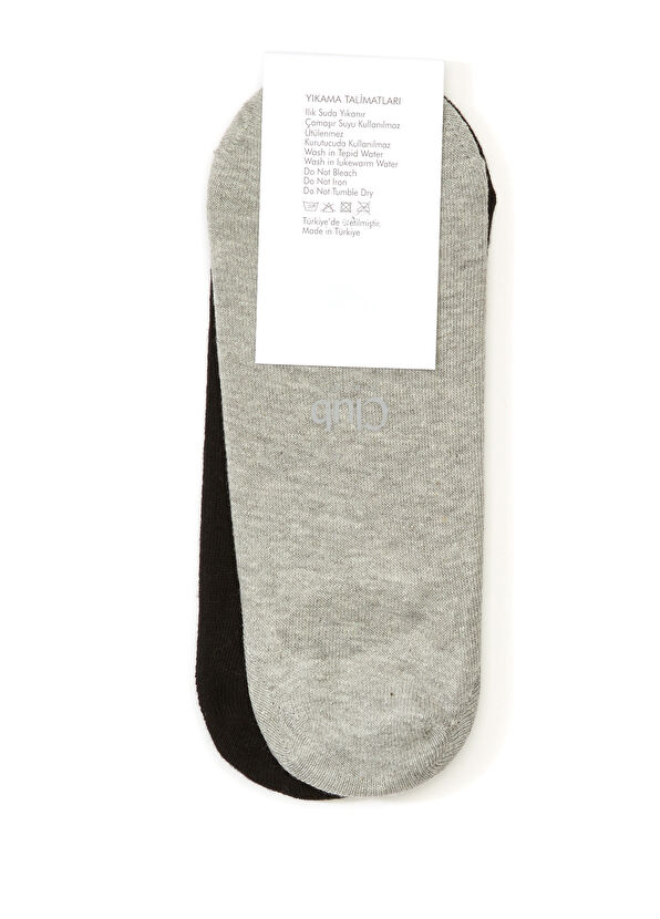 Beymen Club Black Grey Women's 2-Pieces Socks Set - 2