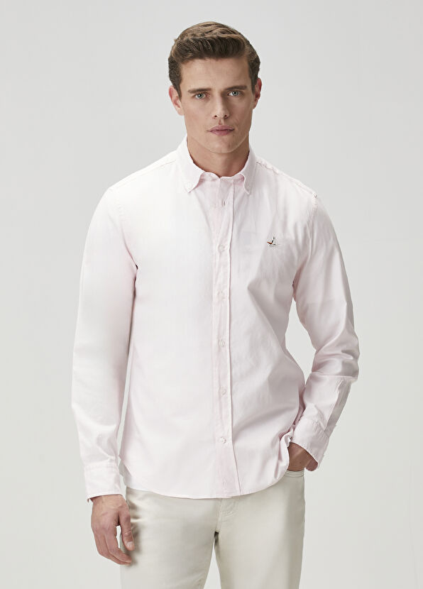 Beymen Club Slim Fit Pembe Gömlek - 2