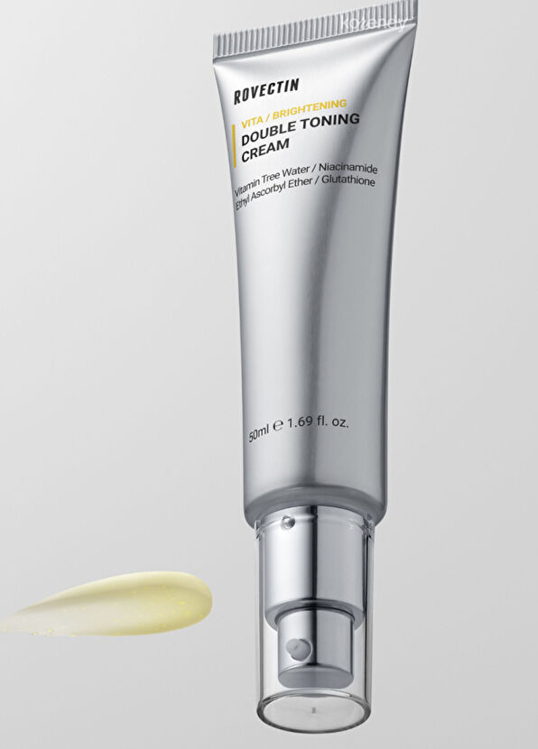 Rovectin Vita Double Toning Cream Koyu Leke Önleyici Parlatıcı ve Elastikiyet Koruyucu C Vitaminli Yüz Kremi 50 ml - 2
