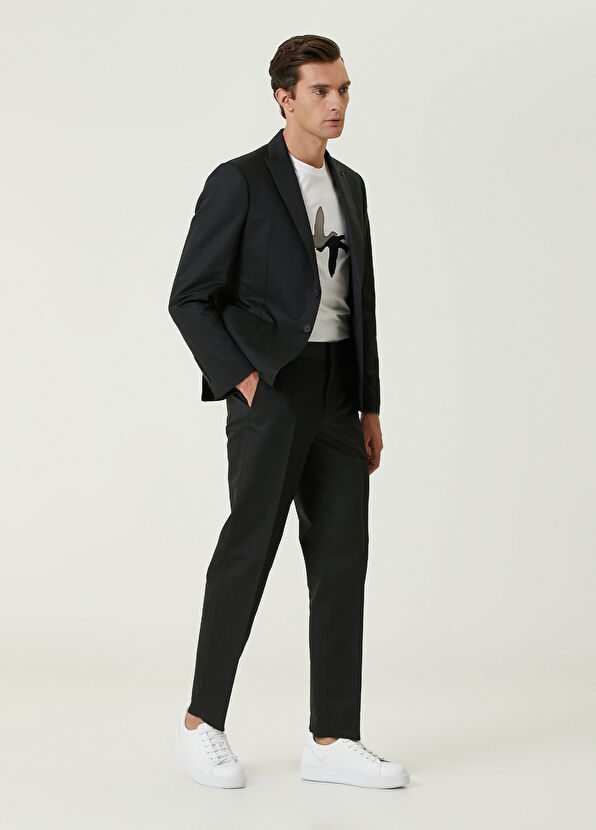 Beymen Club Siyah Glossy Takım Elbise - 3