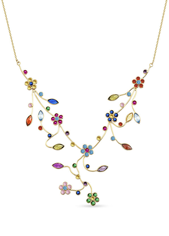 Orena Jewelry Garden Of Life 14 Ayar Altın Kadın Kolye - 1