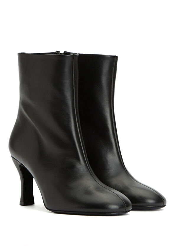 Siyah Kadın Deri Bot - Görsel 3