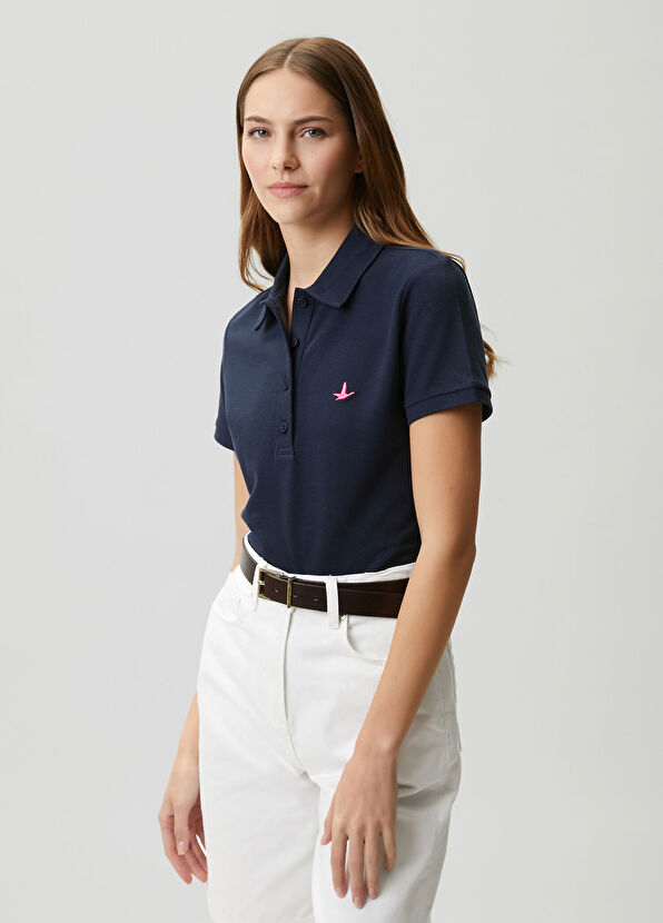Beymen Club Lacivert Pike Polo T-shirt - 1
