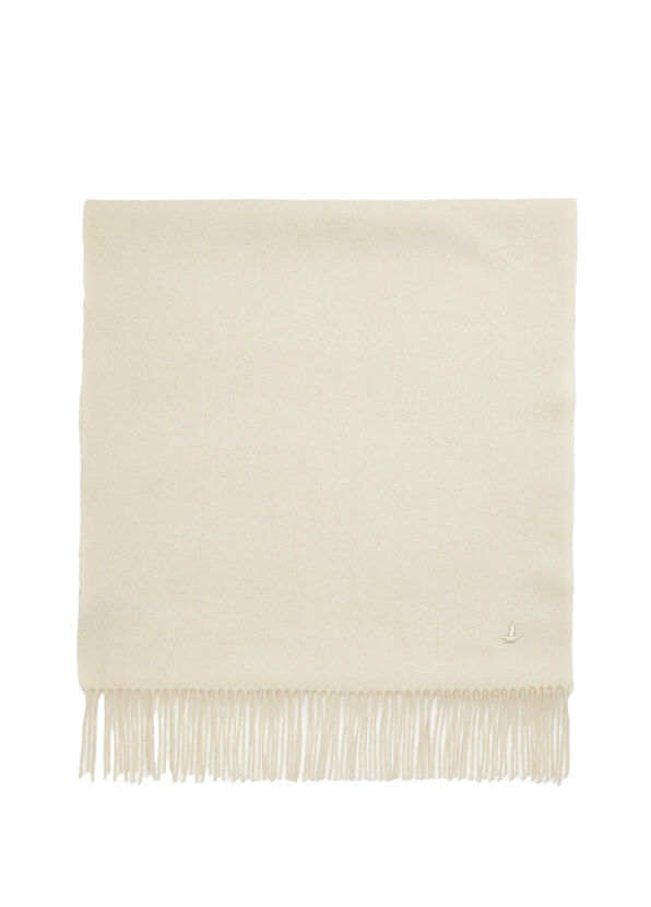 Beymen Club Ecru Women's Cashmere Blend Wool Scarf - 1