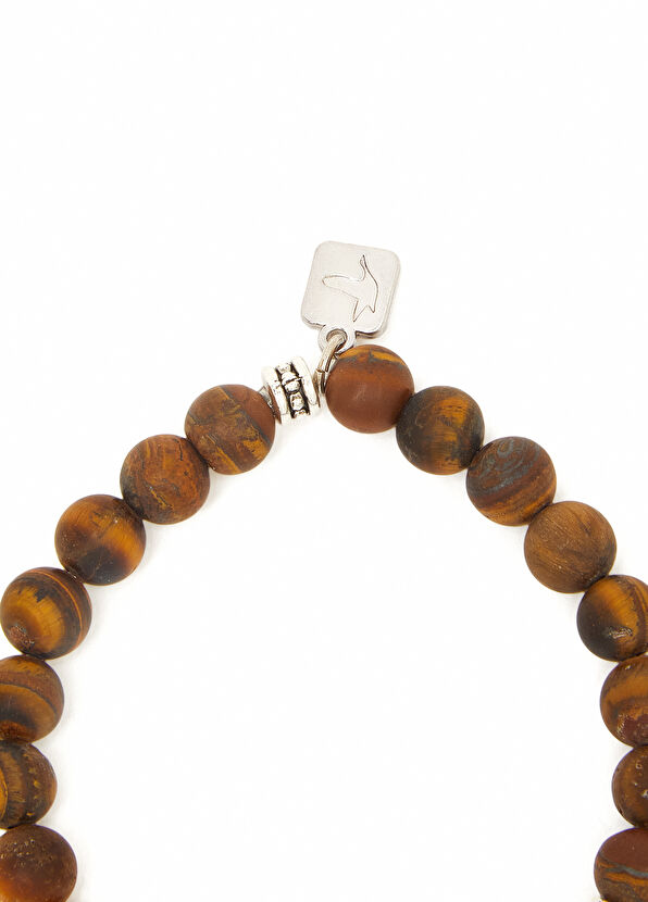Beymen Club Brown Natural Stone Men's Bracelet - 2